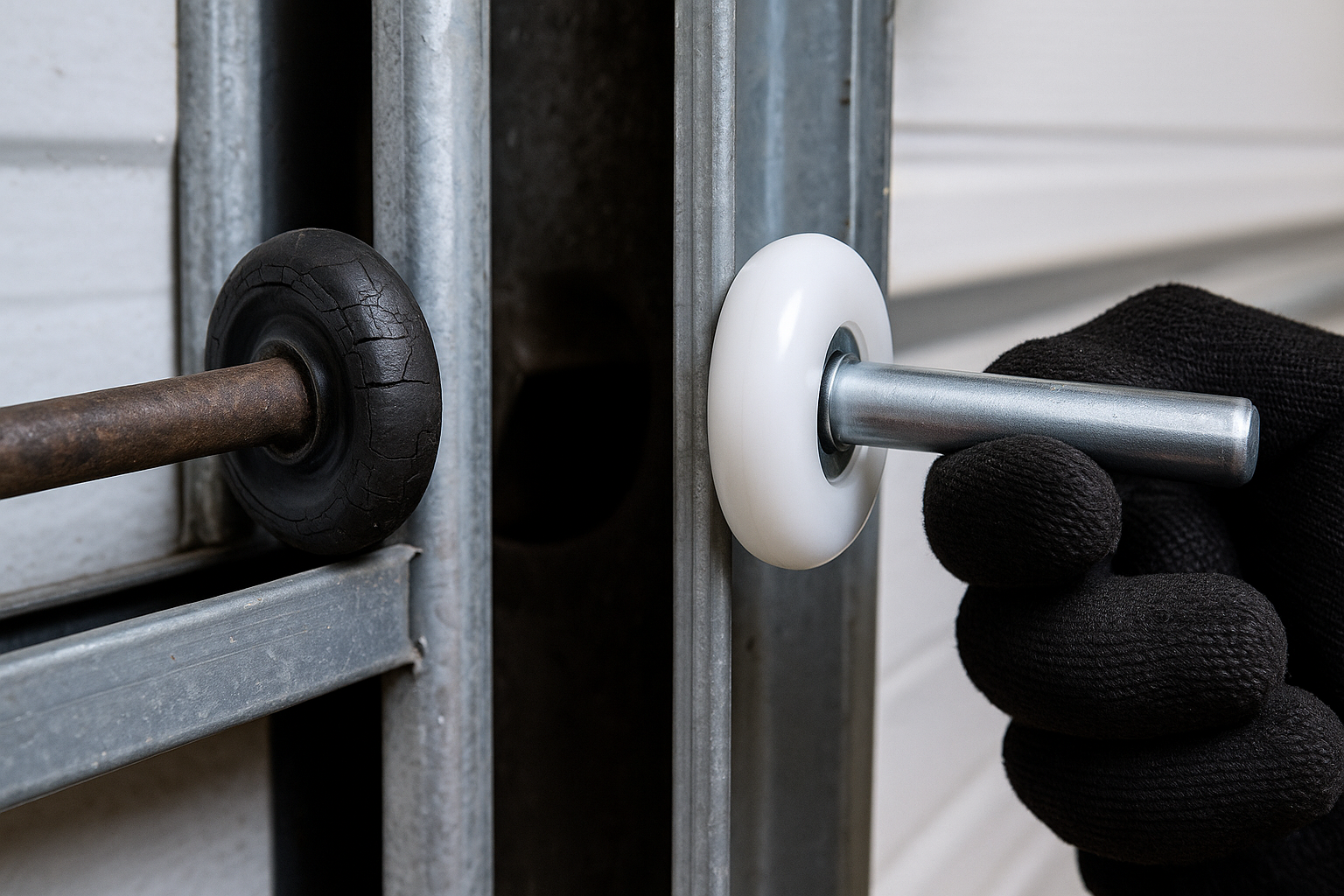 Garage Door Roller Replacement service in Peabody